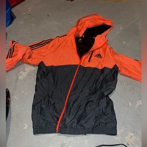 Adidas rain coat light weight men medium